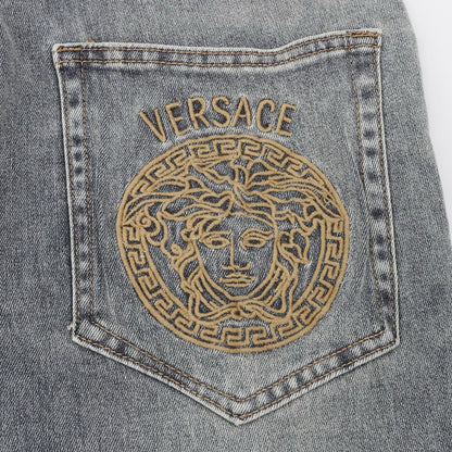 Vers embroidered jeans