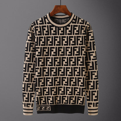 fend jacquard sweater