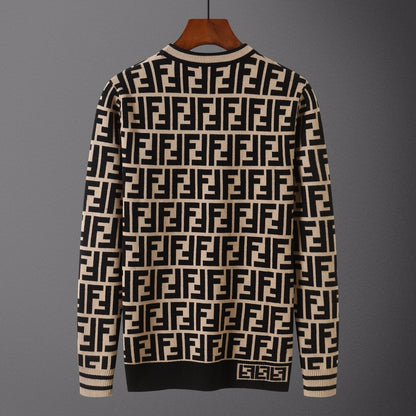 fend jacquard sweater