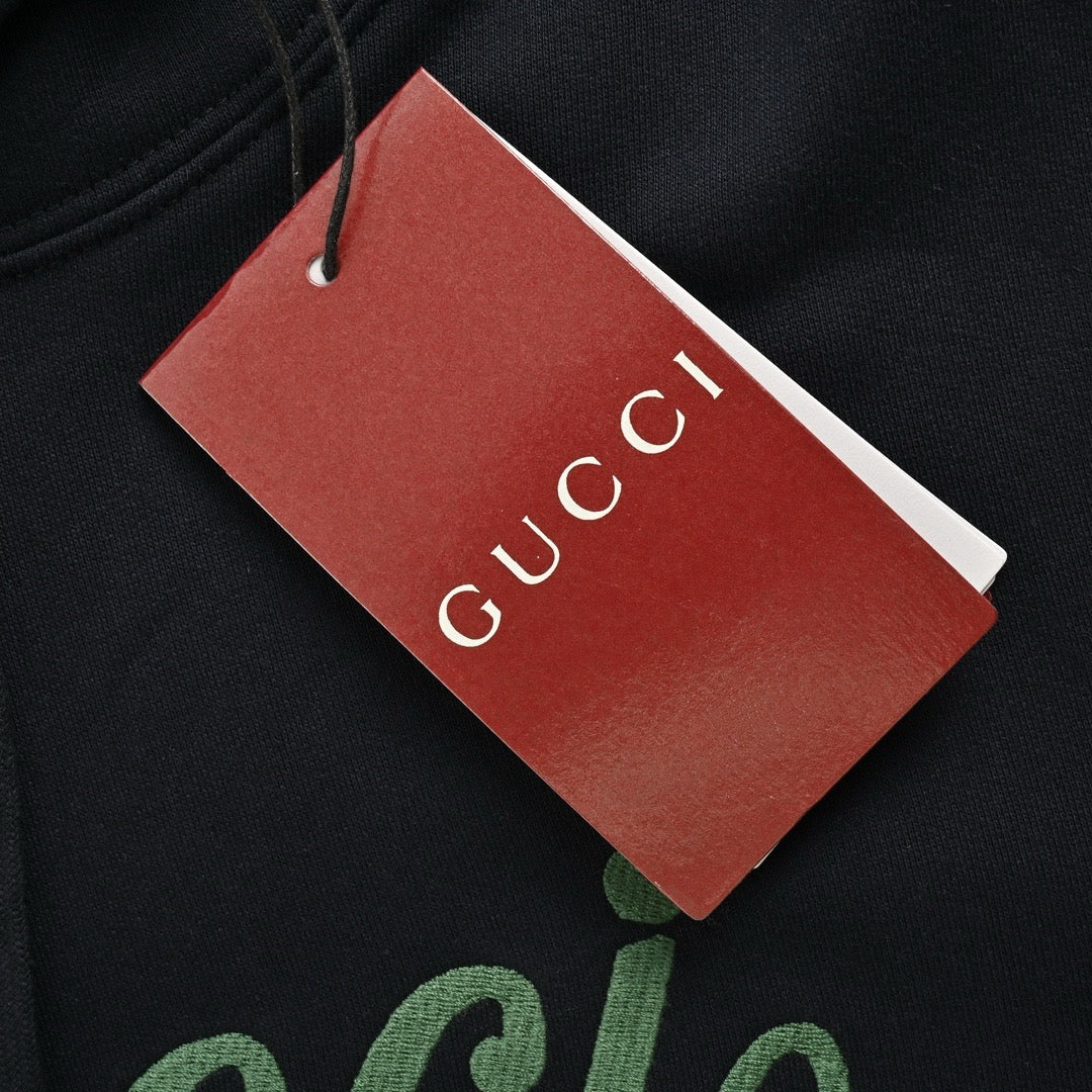 guc embroidered hoodie