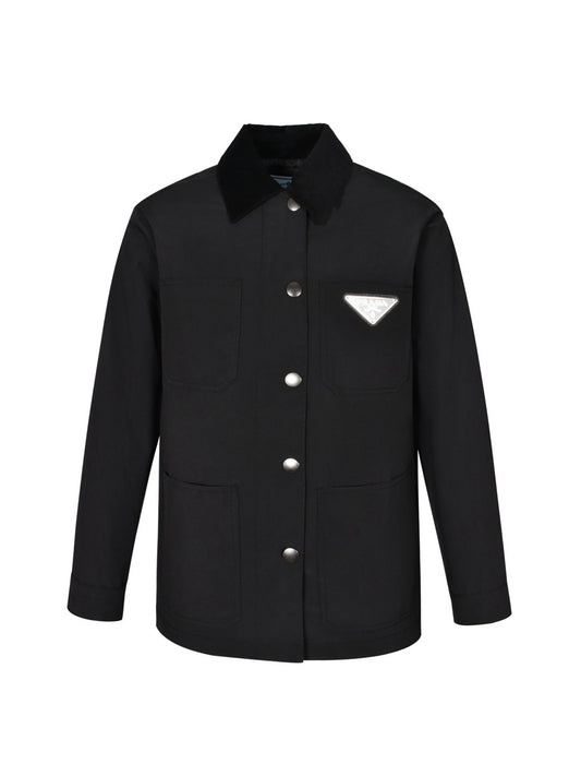 Pra Corduroy collar jacket