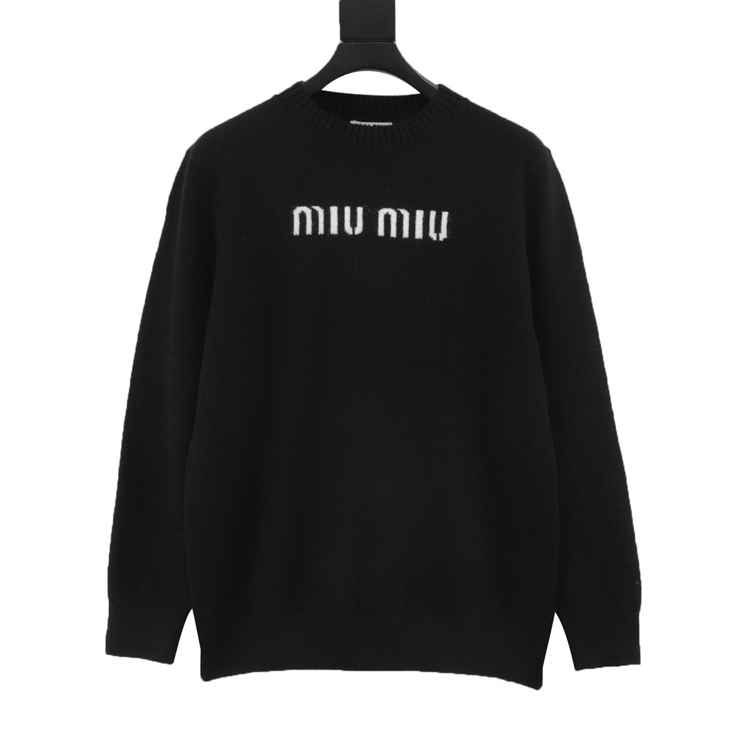 miu men womens jacquard sweater