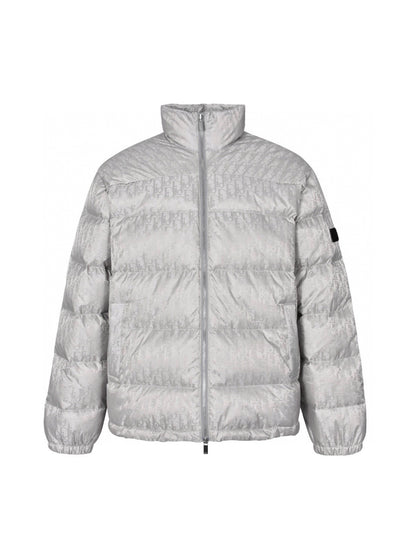 Dio dark pattern down jacket