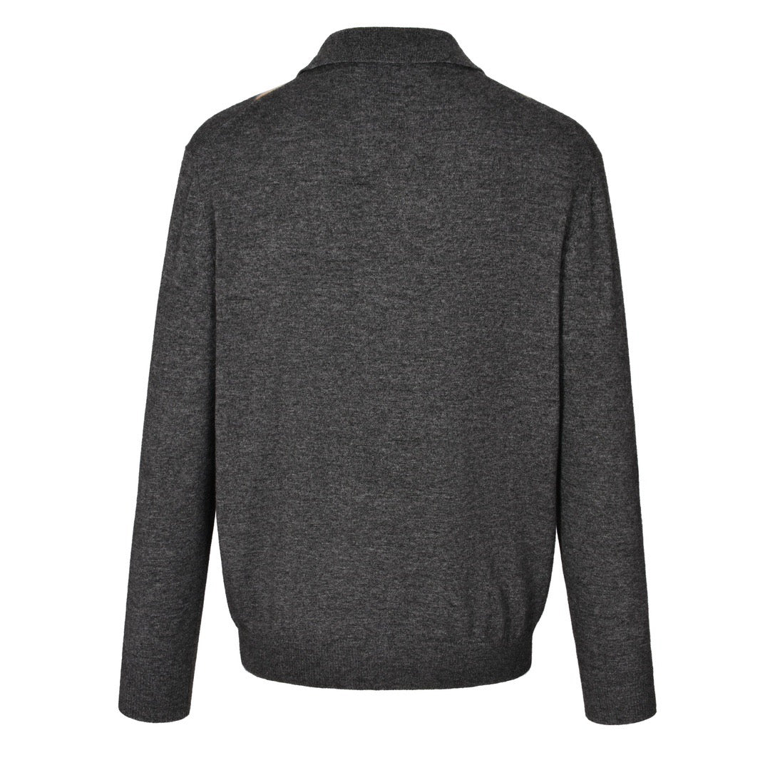 miu Lapel cashmere sweater