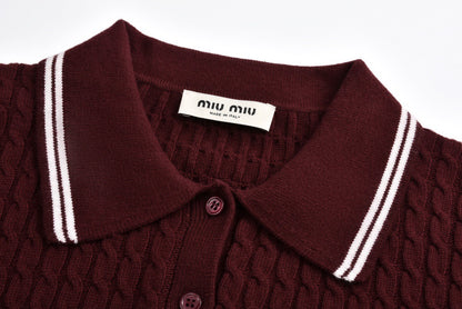 miui Lapel sweater