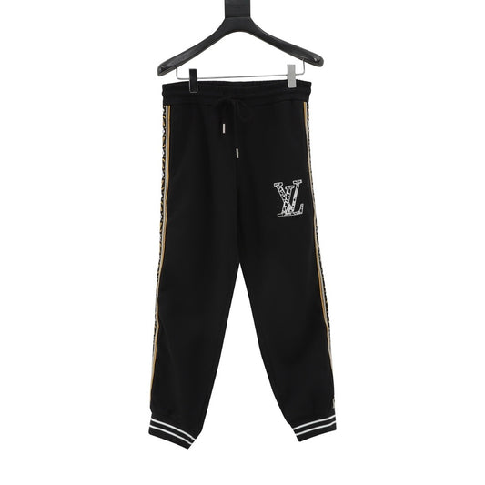 1V men women jacquard pants