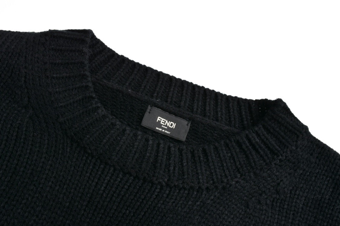 Fend Jacquard sweater