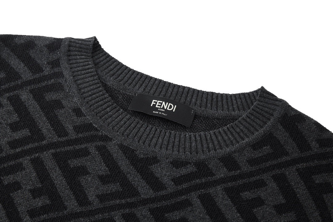 Fend Jacquard sweater