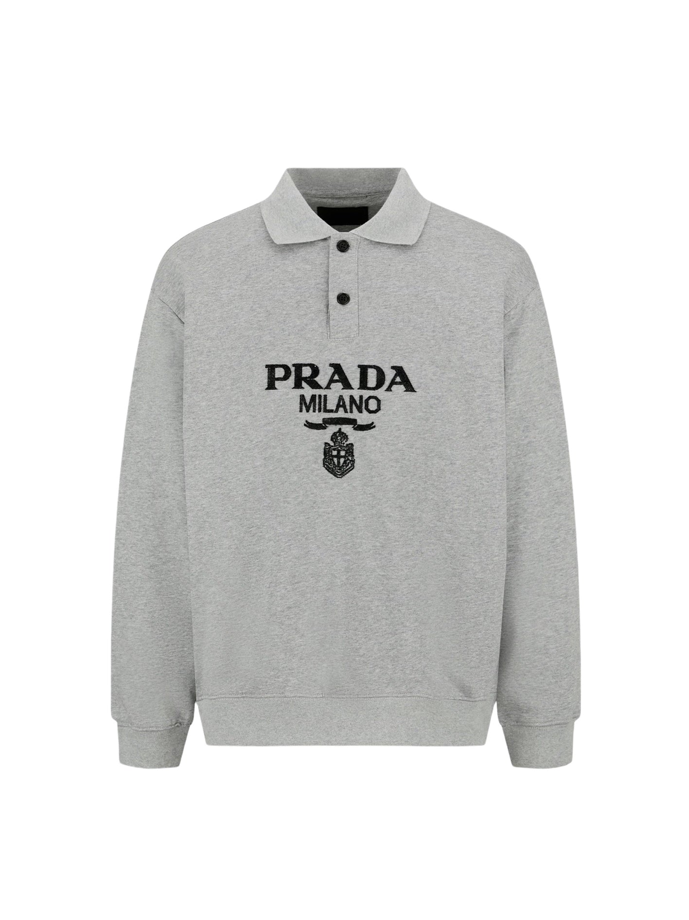 Pra Flocked polo Long sleeve