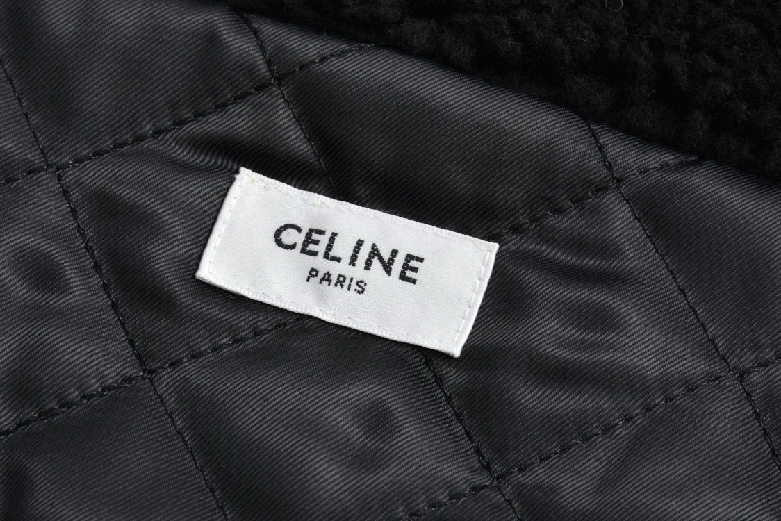 celin men women lambswool jacket