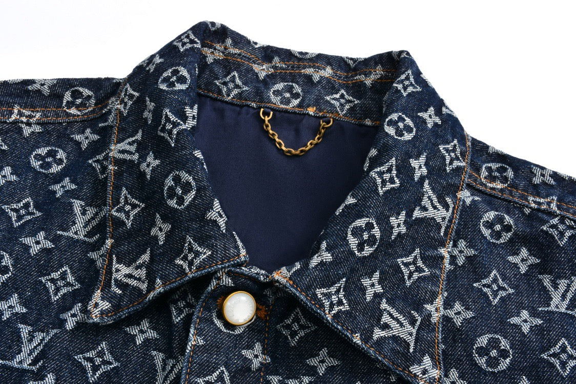 Louis Jacquard Denim Jacket