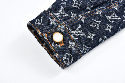 Louis Jacquard Denim Jacket