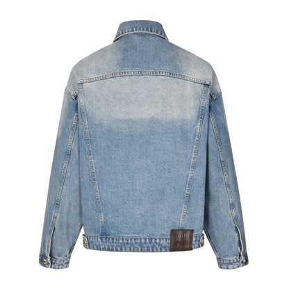 MIU Patch denim jacket