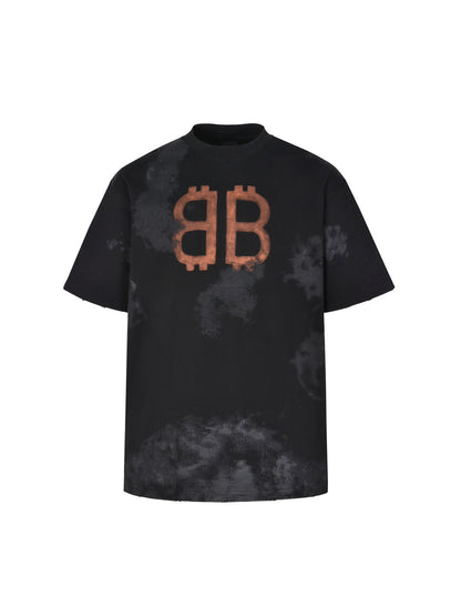 Balenciege classic logo print T-shirt