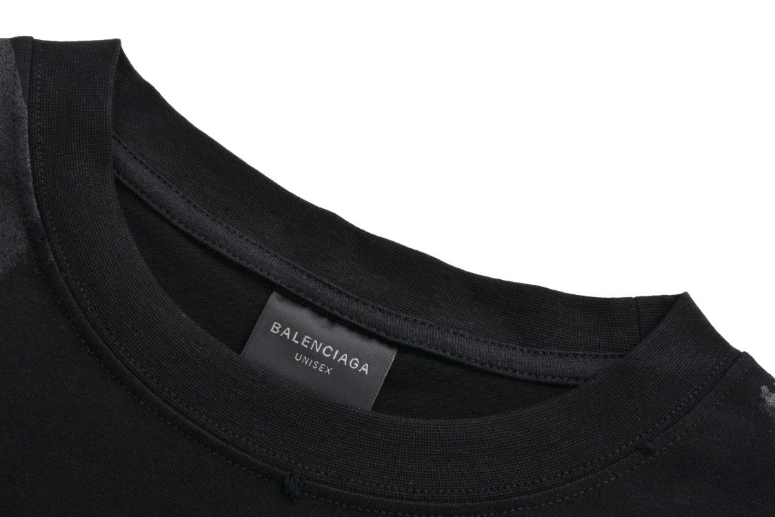 Balenciege classic logo print T-shirt