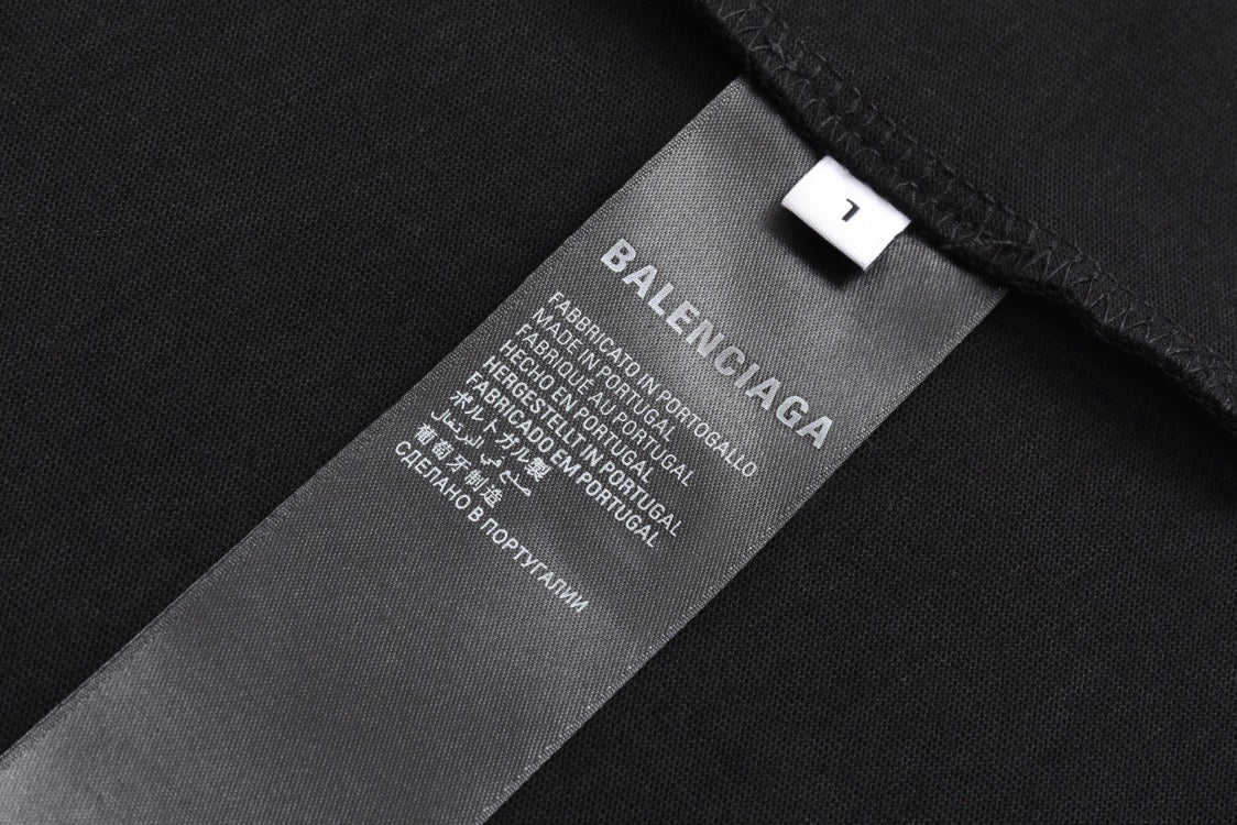 Balenciege classic logo print T-shirt