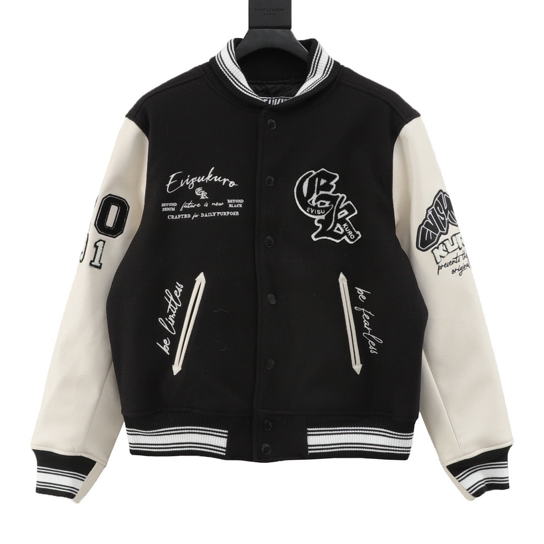 evisu f embroidered jacket