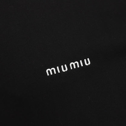 miu embroidered sweatshirt