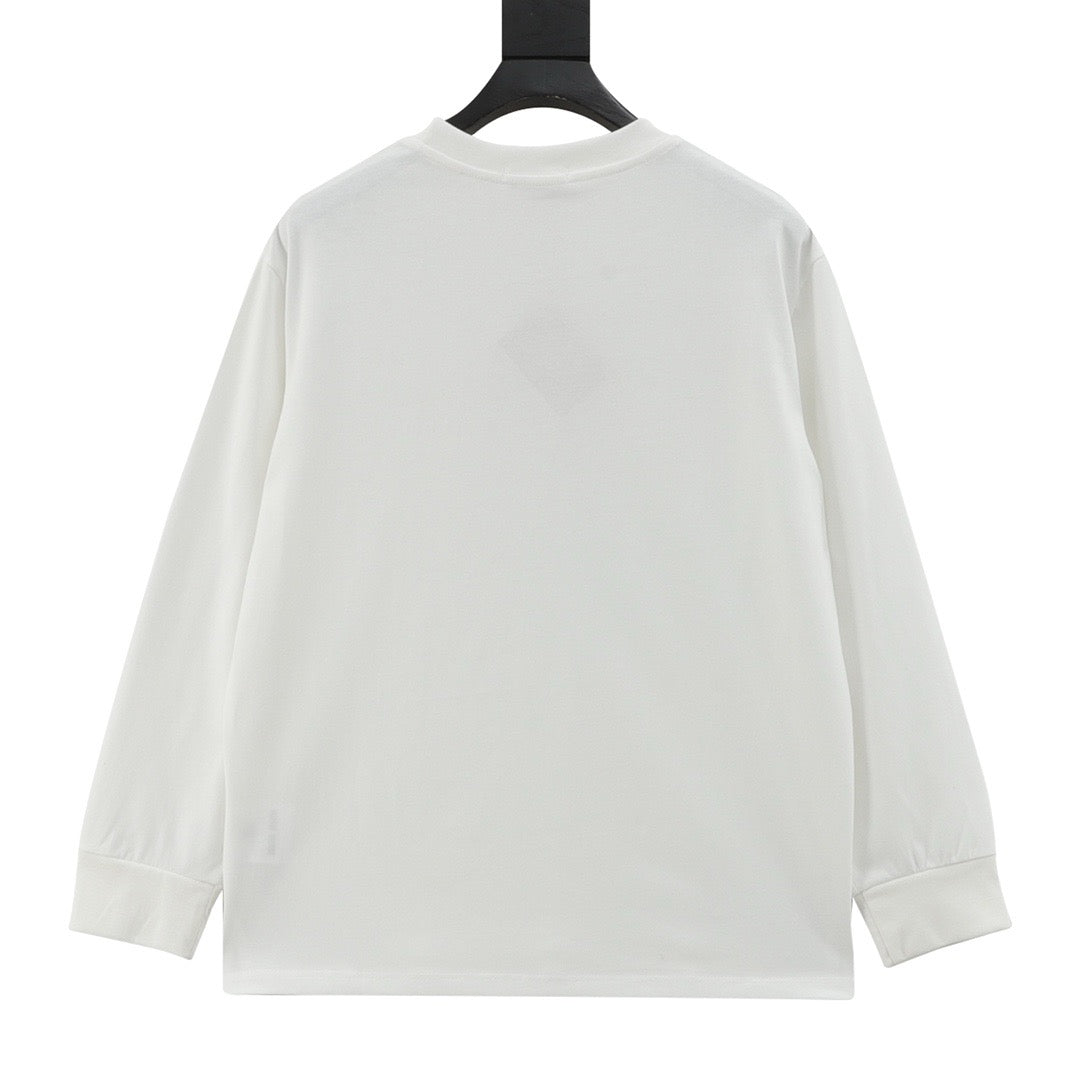 miu embroidered sweatshirt