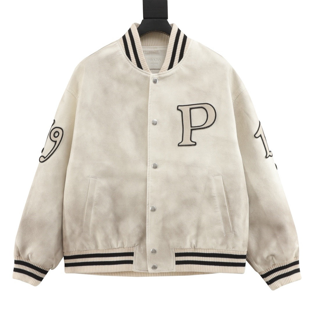 PRA leather bomber jacket