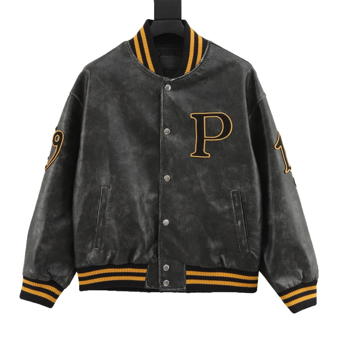 pra leahter bomber jacket