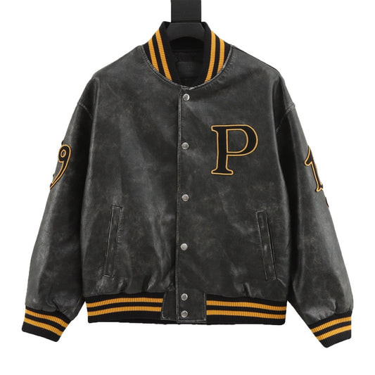 pra leahter bomber jacket