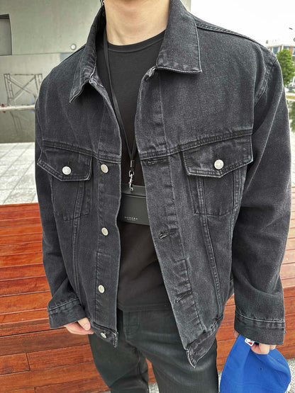 Balen embroidered denim jacket