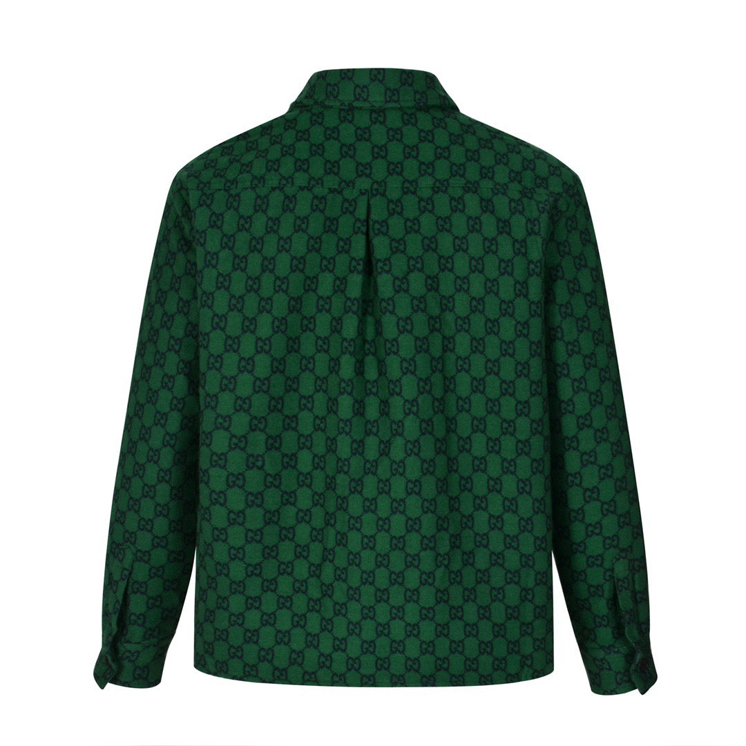 Guc Jacquard cashmere jacket