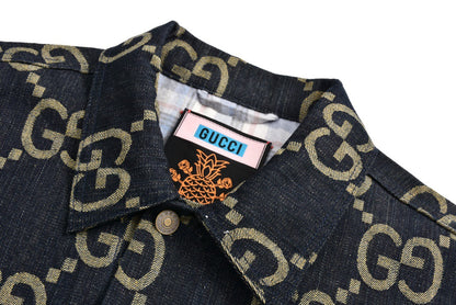 Guc Jacquard denim jacket