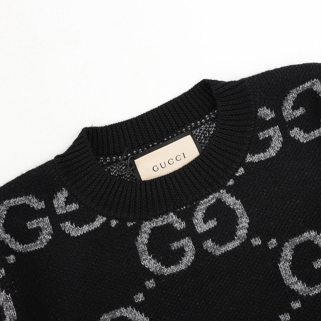 Guc men women jacquard sweater