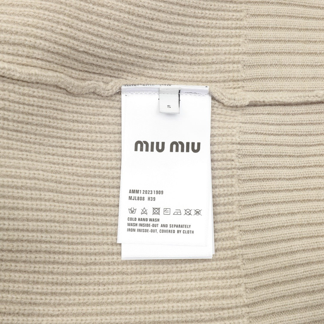 miu men women knitted sweater