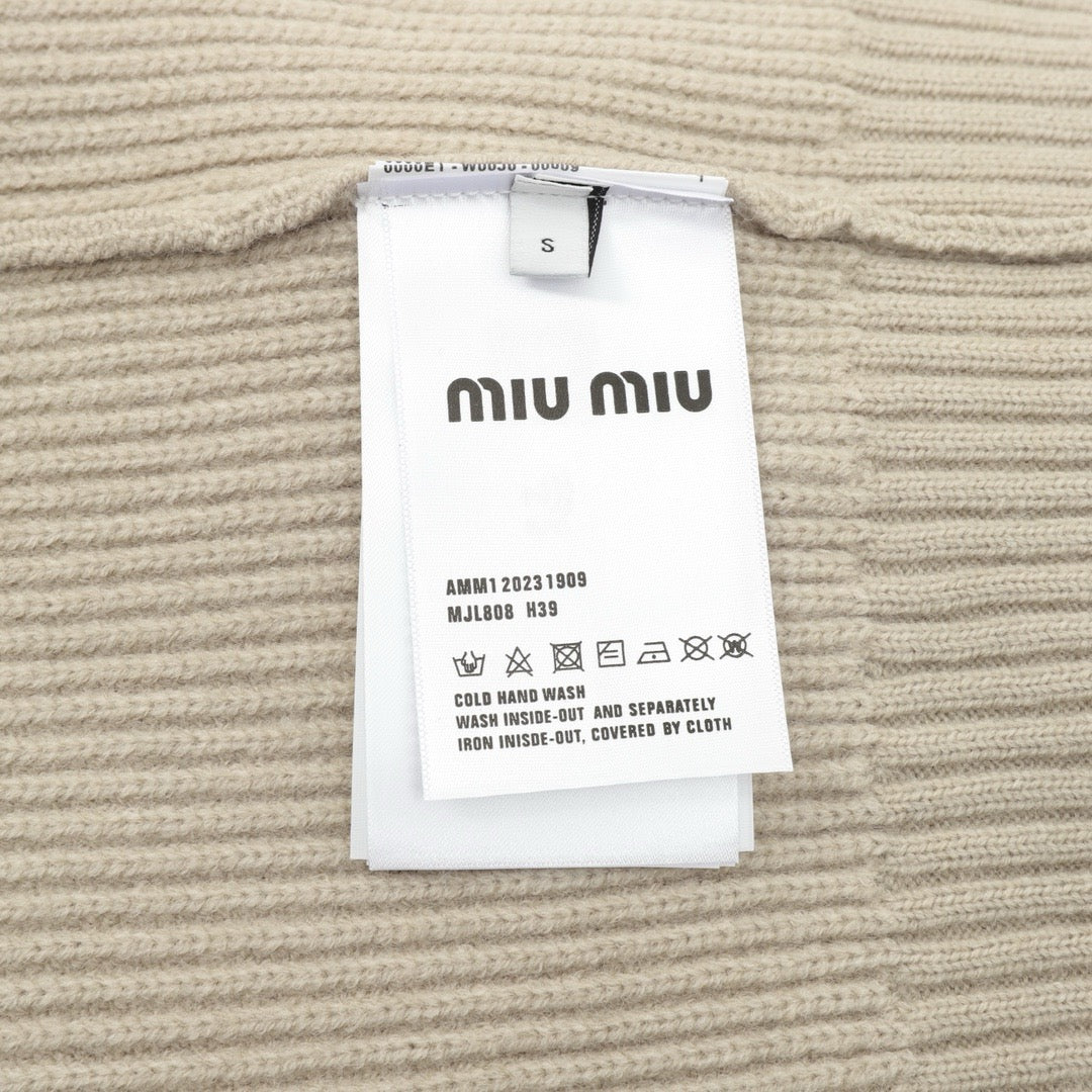 miu men women knitted sweater