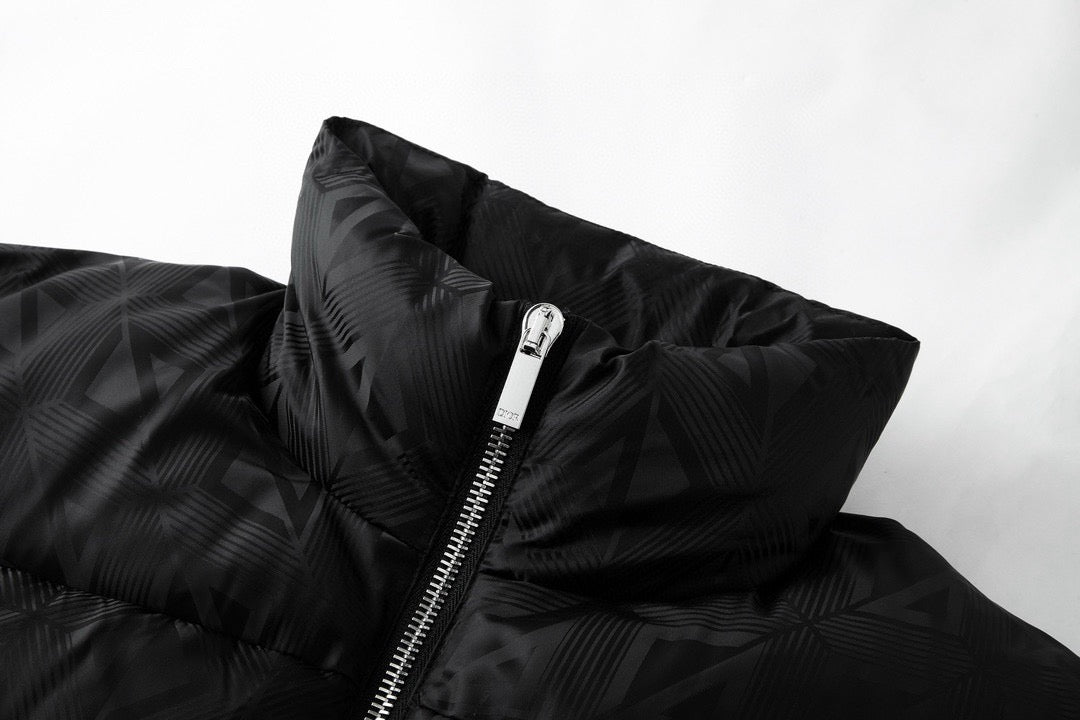 Dio Dark pattern down jacket