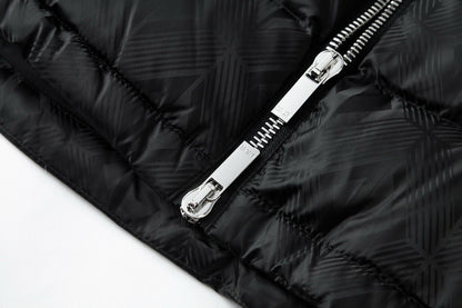 Dio Dark pattern down jacket