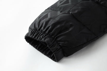 Dio Dark pattern down jacket