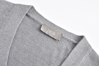 Dio embroidered cardigan sweater