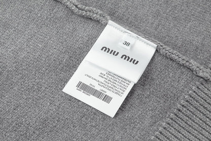 Miu embroidered sweater