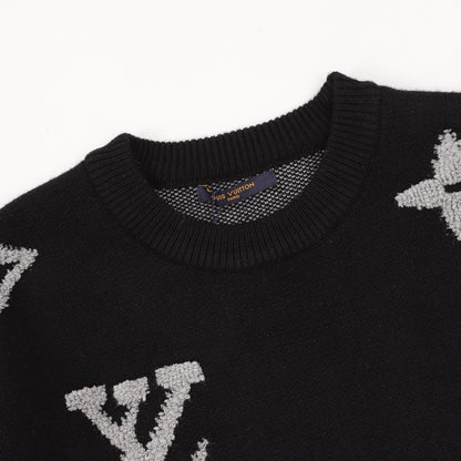 1V men women embroidered sweater