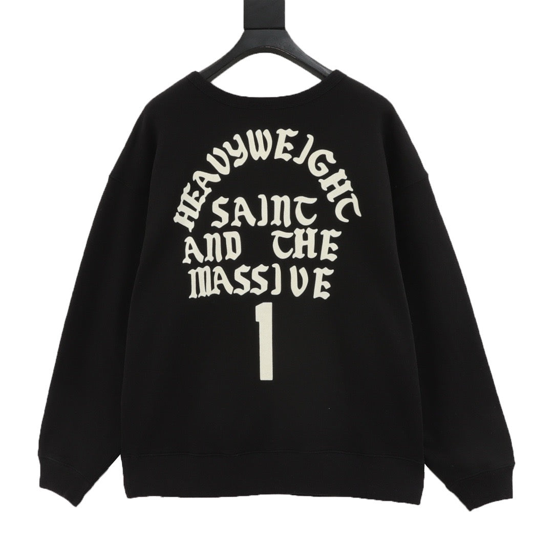 saint mi printed sweatshirt