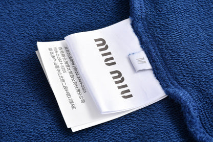 MIU Lapel sweatshirt