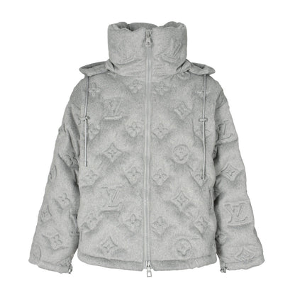 Louis Embossed cashmere down jacket