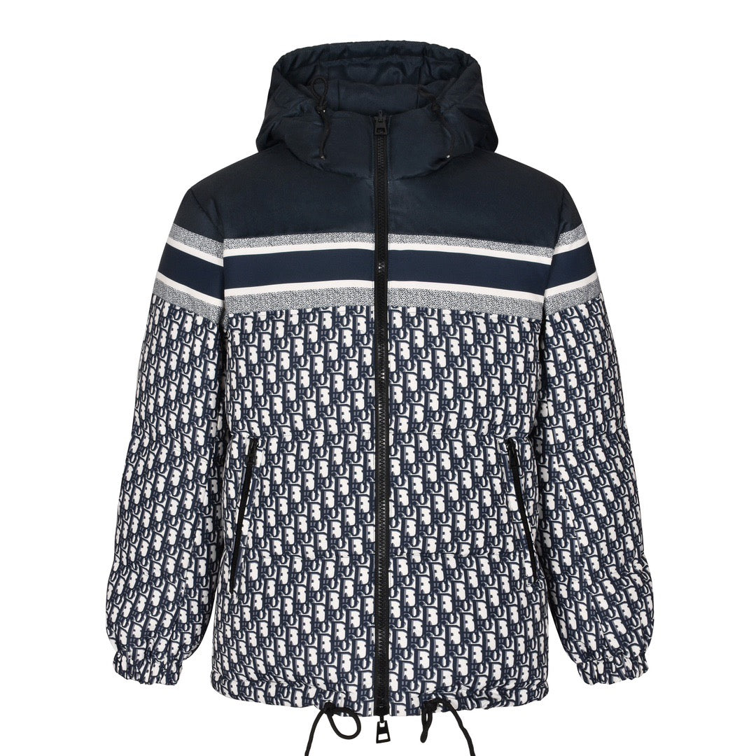 Dio Printed double-sided down jacket