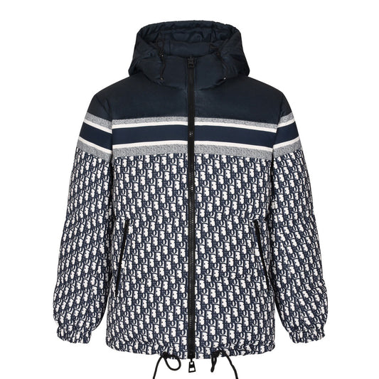 Dio Printed double-sided down jacket