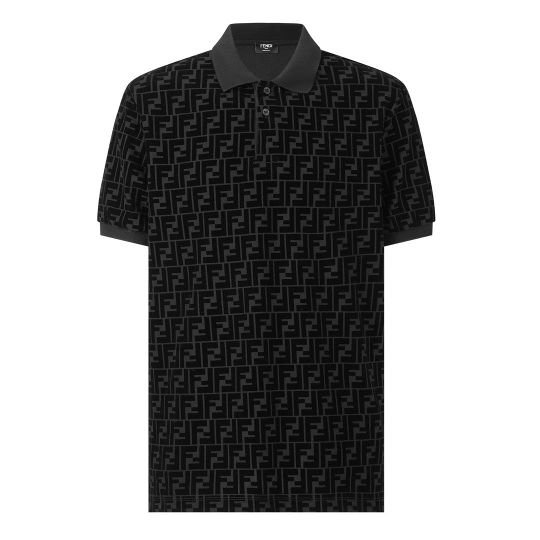 Fend Flocked polo shirt