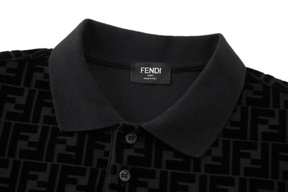 Fend Flocked polo shirt