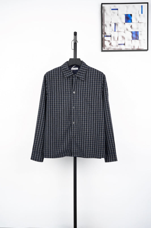 OL 2025new wool buttons shirt