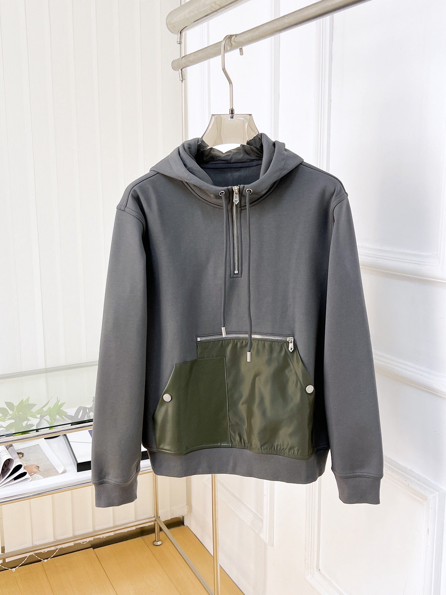 herm patchwork hoodie