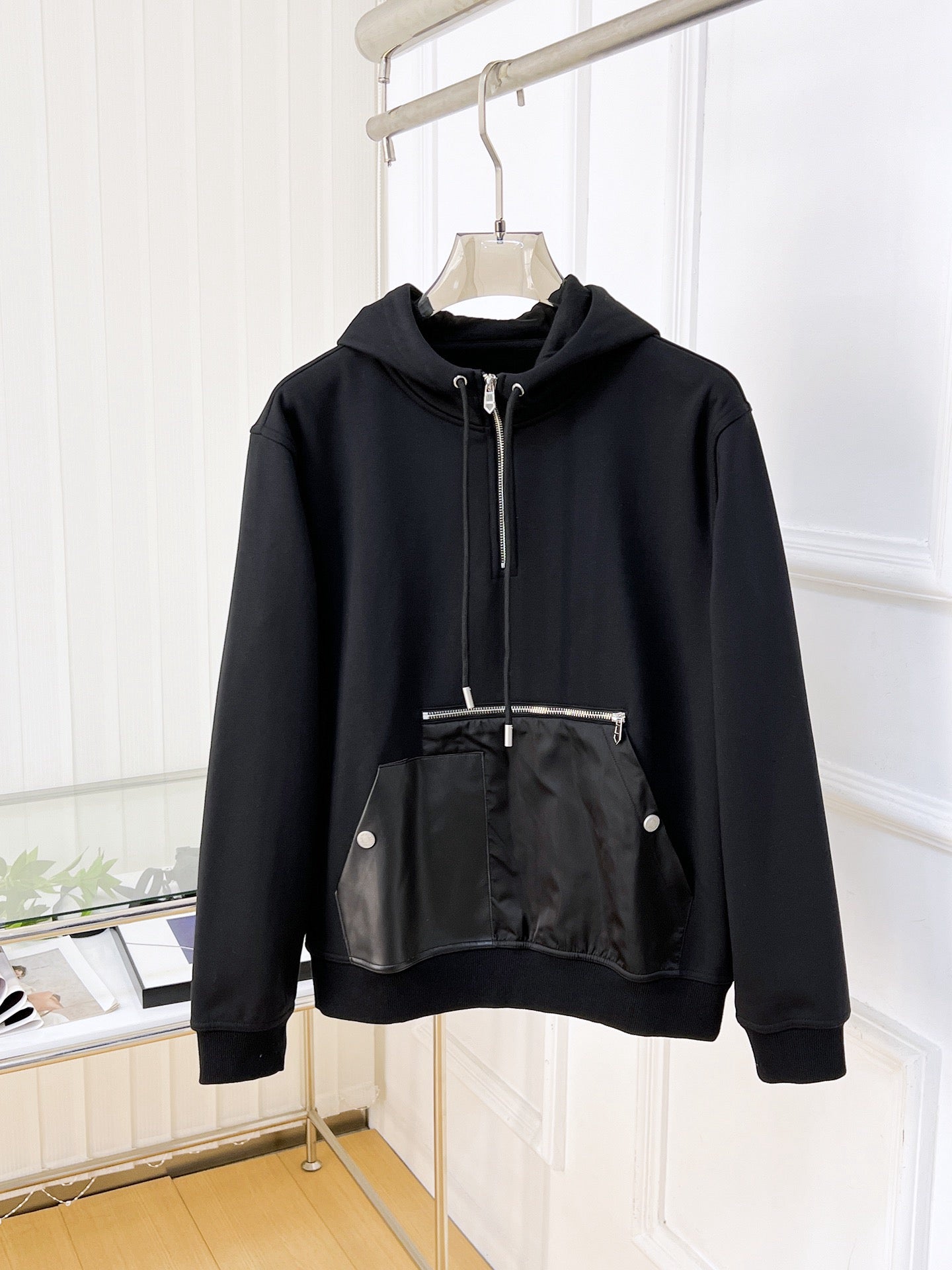 herm patchwork hoodie