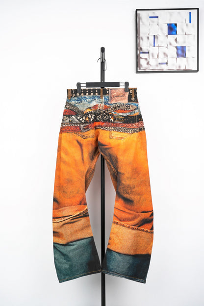 ACNE 2025new printed jeans