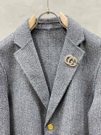 Guc Cashmere Blazer